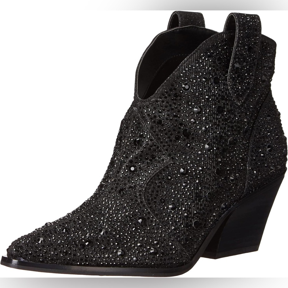 Gently Worn Jessica Simpson Zadie Rhinestone Pointed Toe Cowboy Western